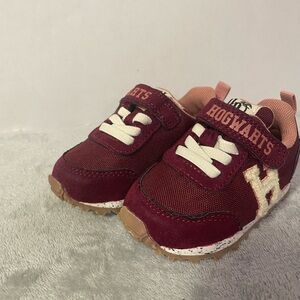 Kids Shoes - Maroon and Pink 2c